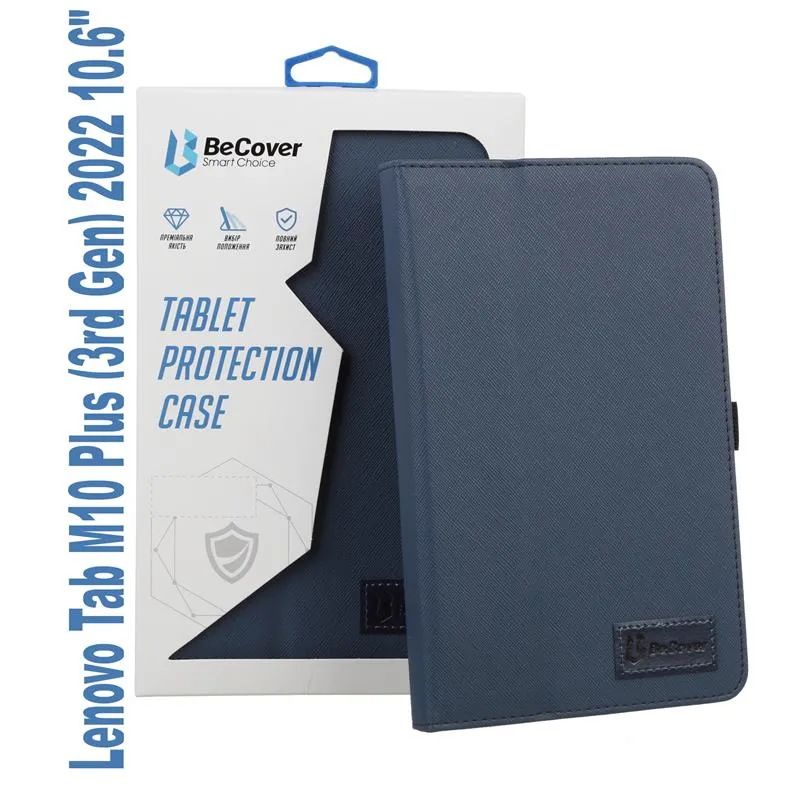 Чохол-книжка BeCover Slimbook для Lenovo Tab M10 Plus TB-125F (3rd Gen)/K10 Pro TB-226 10.61" Deep B