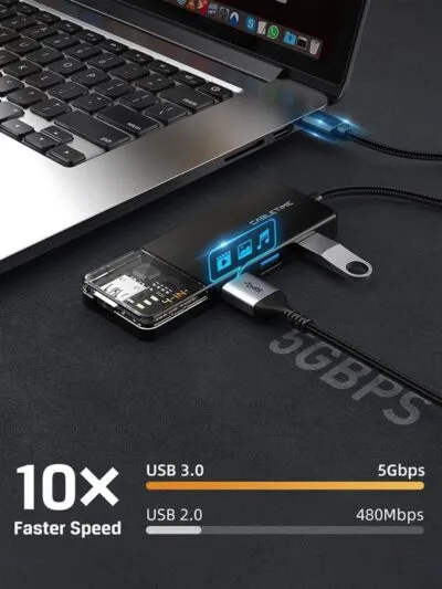 USB-хаб Cabletime CB02B 4 ports