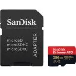 Карта пам`ятi MicroSDXC 256GB UHS-I U3 R200/W140MB/s SanDisk Extreme Pro V30 + SD-адаптер (SDSQXCD-2