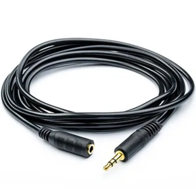 Аудіо-кабель Atcom (16849) mini-jack 3.5мм(M)-mini-jack 3.5мм(F) 5м пакет (Подовжувач)