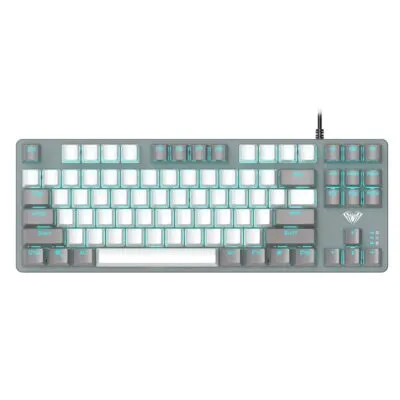 Клавіатура Aula Mechanical F3287 Grey/White Keycap KRGD Blue (6948391240954)