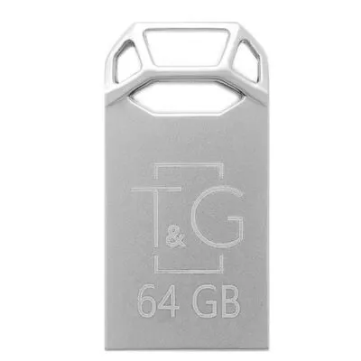 Флеш-накопичувач USB 64GB T&G 110 Metal Series Silver (TG110-64G)