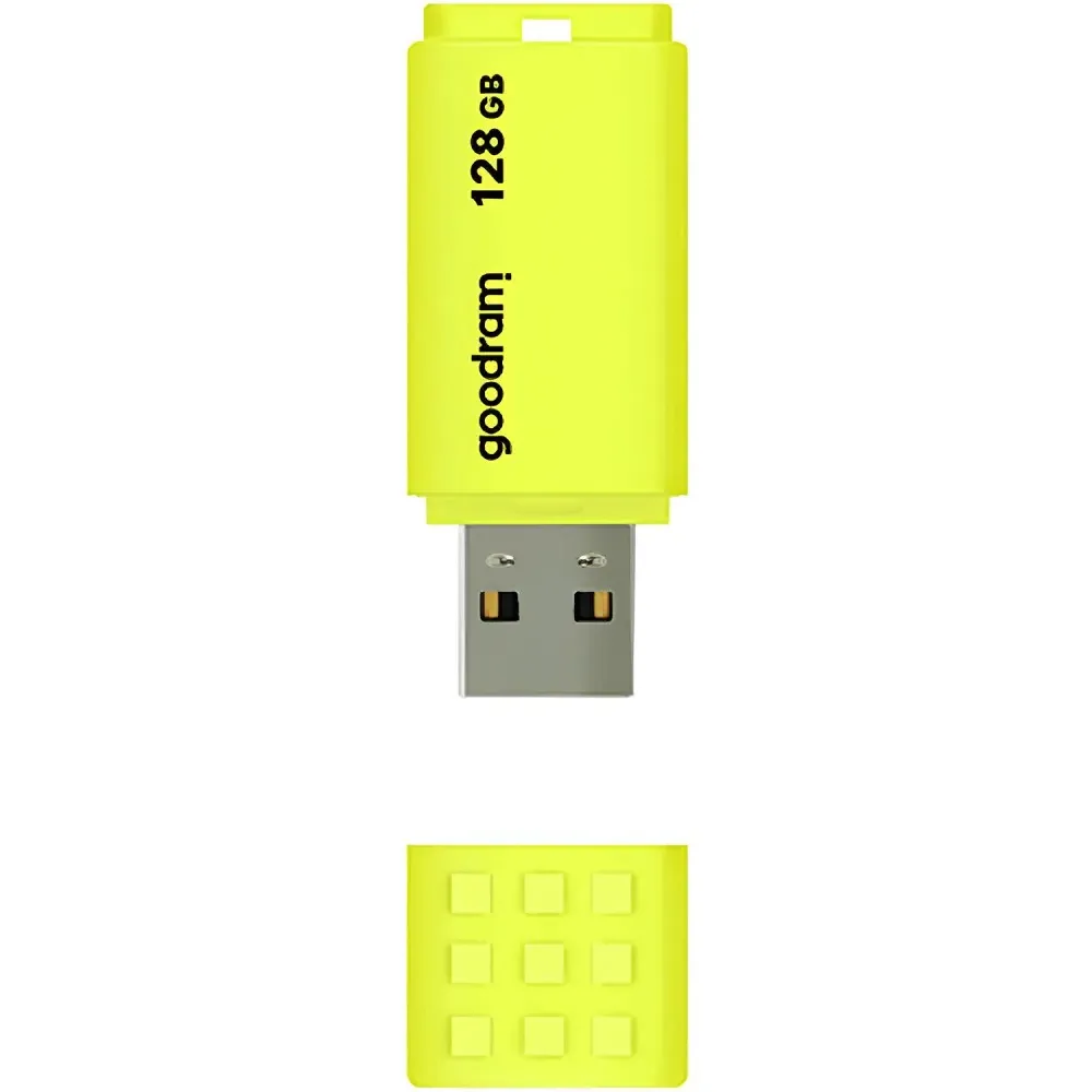 Флеш-накопичувач USB2.0 128GB Goodram UME2 Yellow (UME2-1280Y0R11)