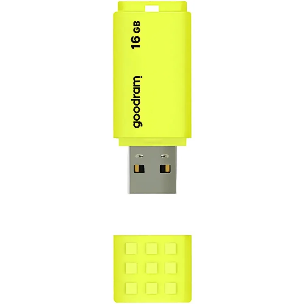 Флеш-накопичувач USB2.0 16GB Goodram UME2 Yellow (UME2-0160Y0R11)
