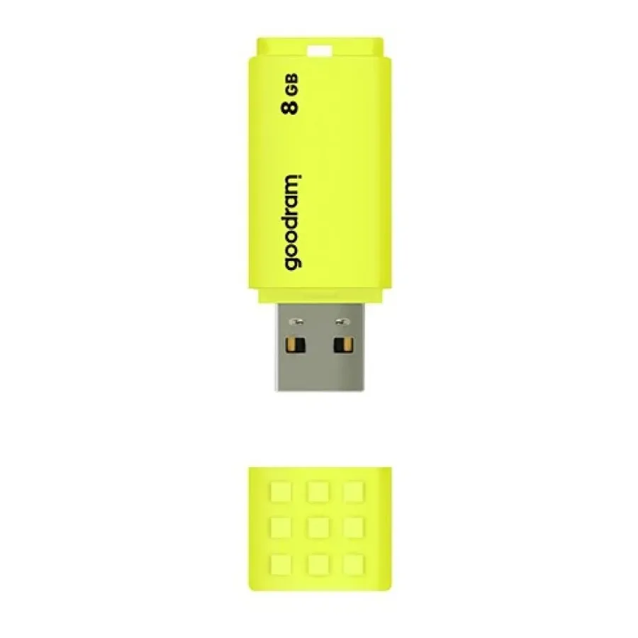 Флеш-накопичувач USB2.0 8GB Goodram UME2 Yellow (UME2-0080Y0R11)