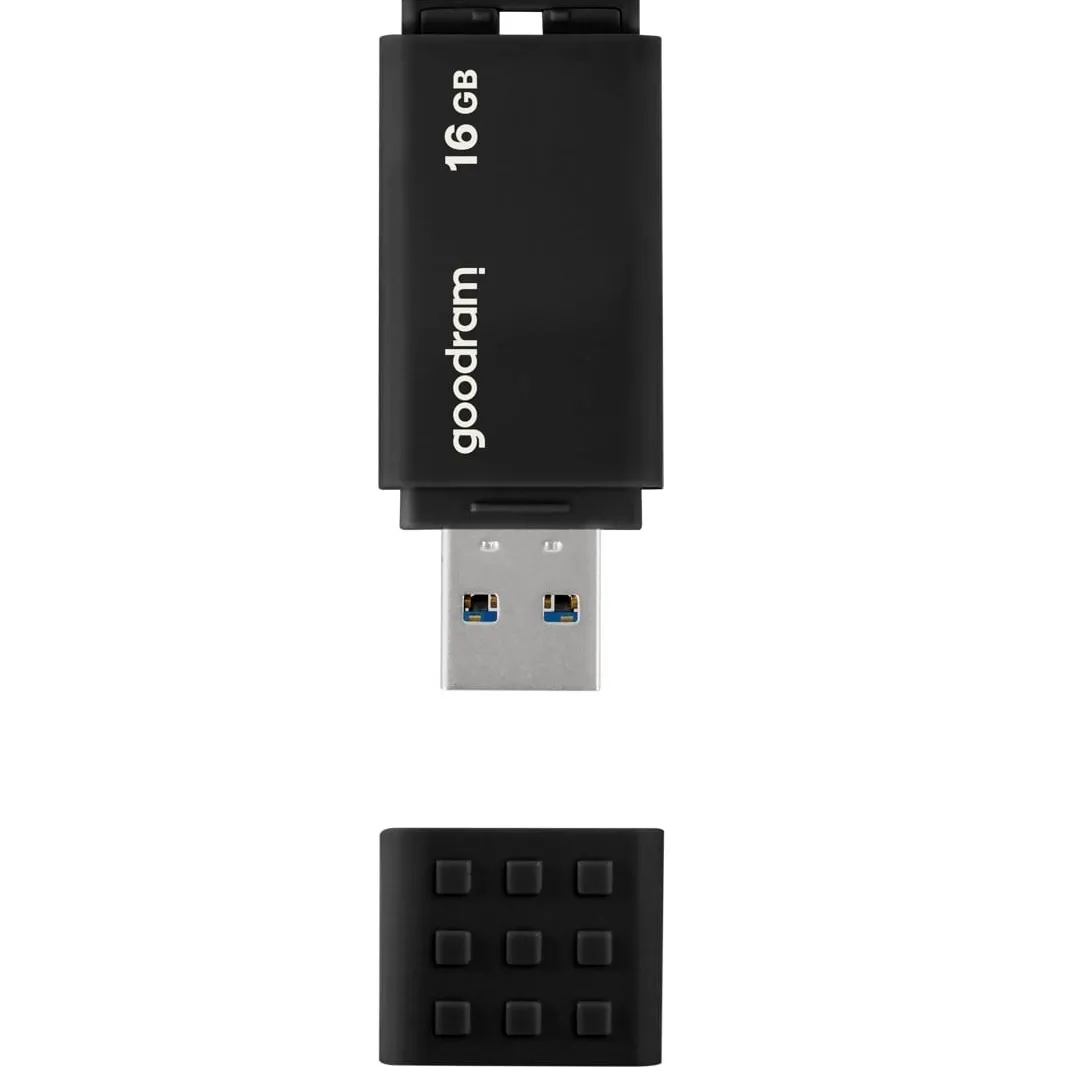 Флеш-накопичувач USB3.2 16GB Goodram UME3 Black (UME3-0160K0R11)