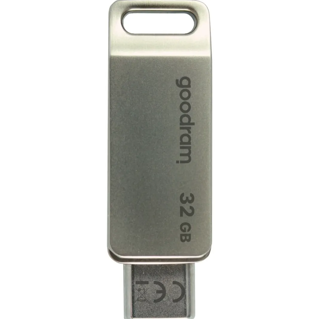 Флеш-накопичувач USB3.2 32GB OTG Type-C Goodram ODA3 Silver (ODA3-0320S0R11)
