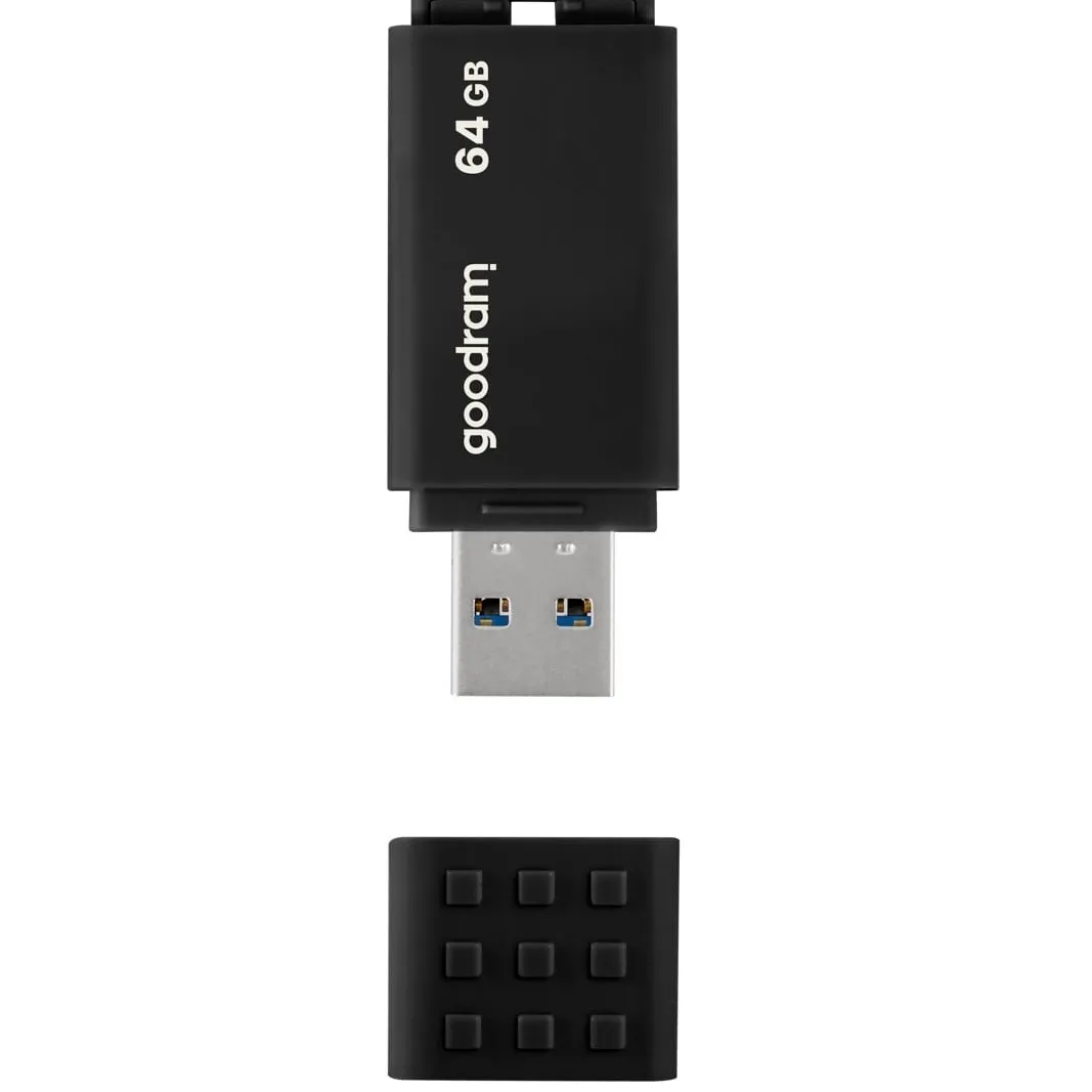 Флеш-накопичувач USB3.2 64GB Goodram UME3 Black (UME3-0640K0R11)