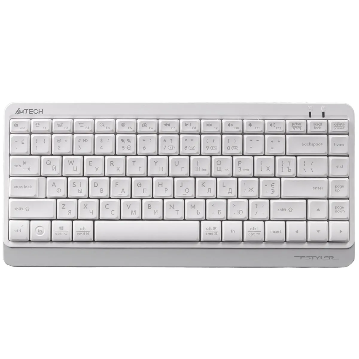 Клавіатура бездротова A4Tech FBK11 White