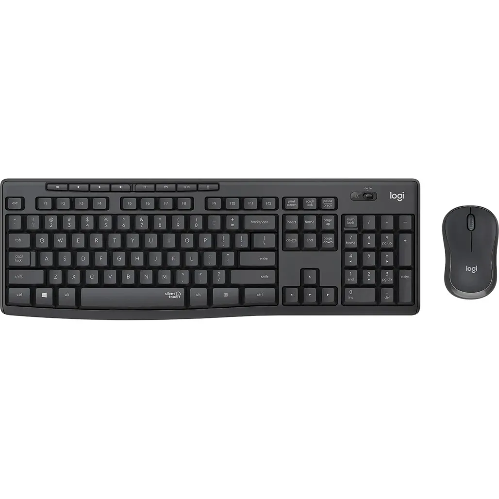 Комплект (клавiатура, миша) бездротовий Logitech MK295 Combo Black (920-009800)