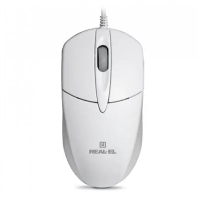 Миша REAL-EL RM-211 White (EL123200014)