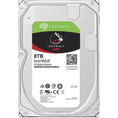 Накопичувач HDD SATA 8.0TB Seagate IronWolf NAS 7200rpm 256MB (ST8000VN004)