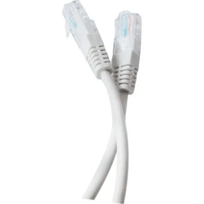 Патч-корд литий Tecro UTP-RJ45-0300, RJ45, Cat.5e, 3m, сірий